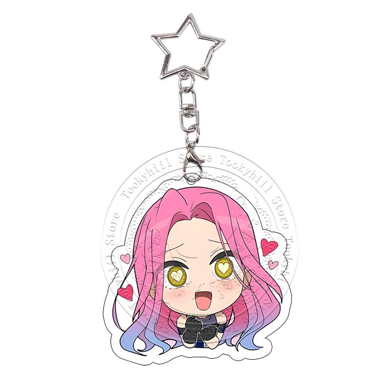 Alien Stage Acrylic Keychain Set Kawaii Exquisite Student Mizi Ivan & Till Luka Keyring Bag Pendant Charms Ivan Festival Gift