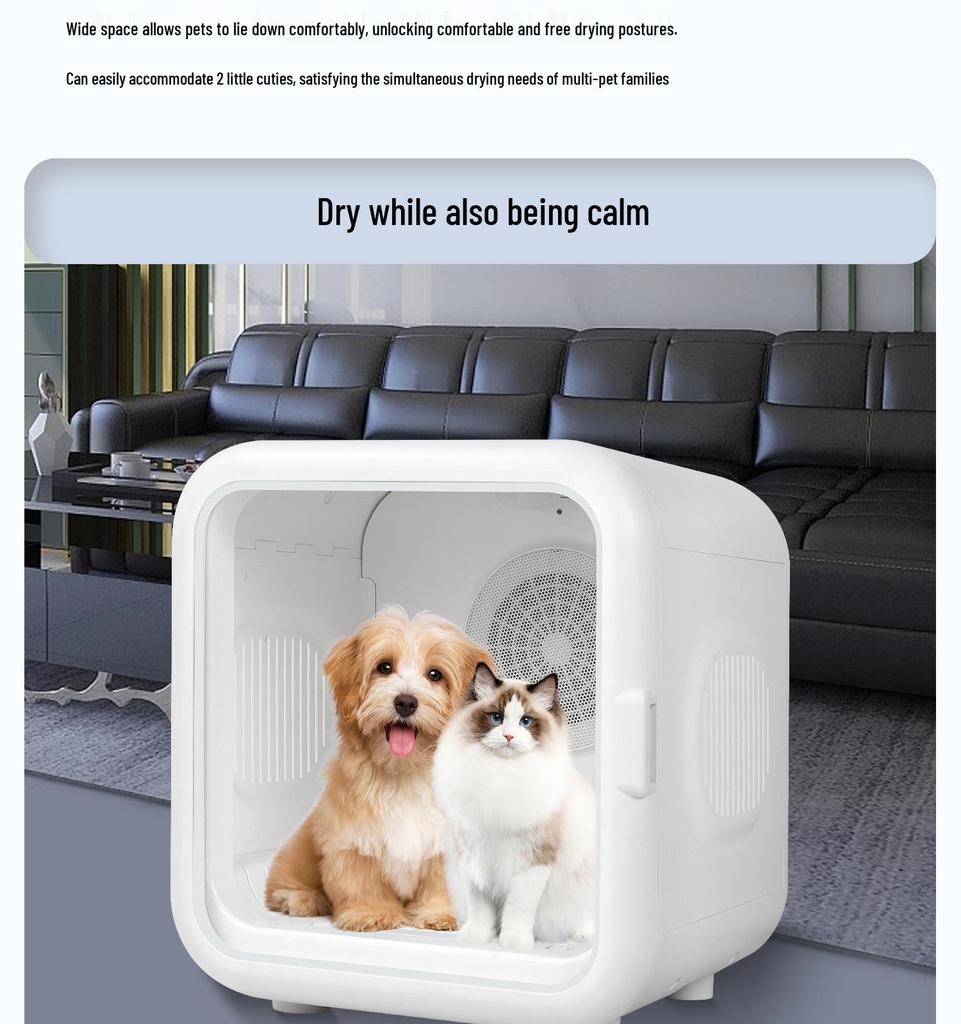 Smart Pet Drying Box: Automatic High-Power Constant Temperature Dryer for Cats and Dogs