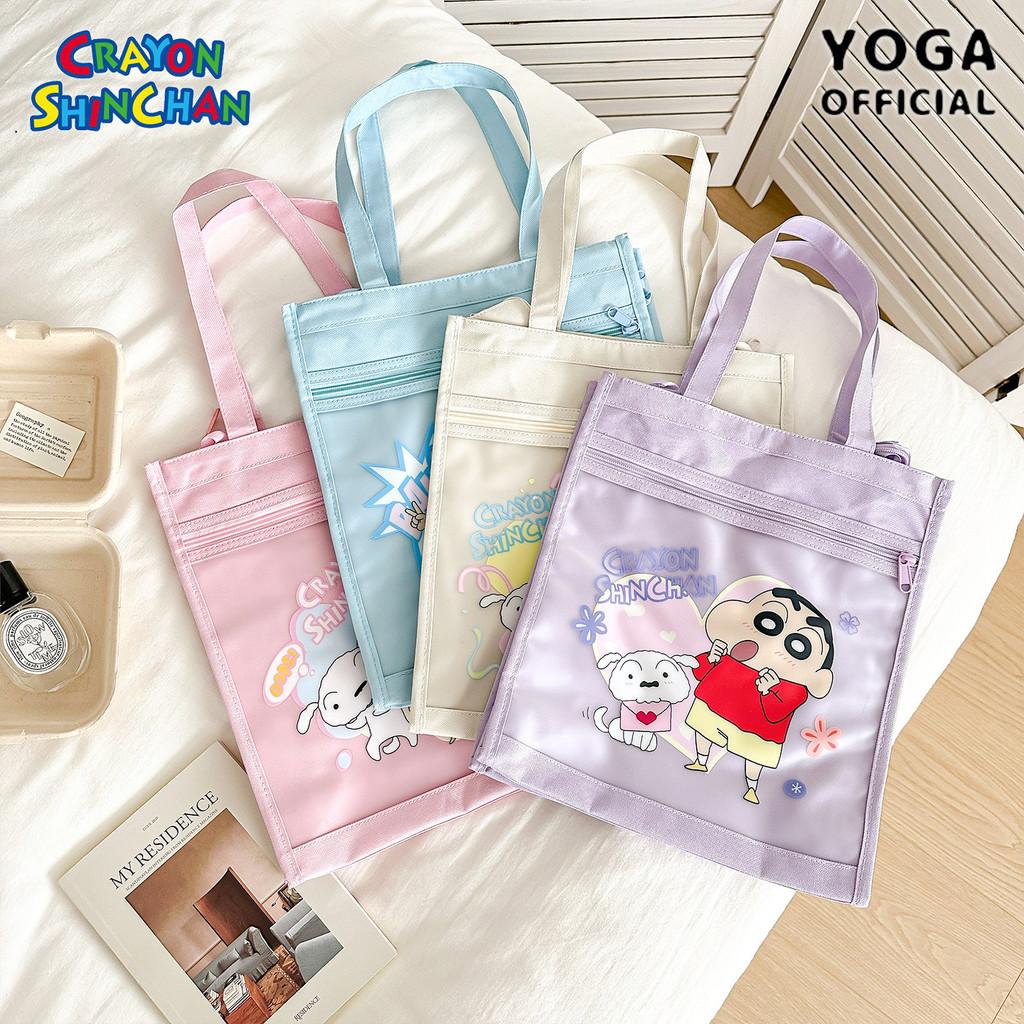 Crayon Shin Chan Children Large Bag With Zipper For School Supplies