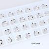 Dongzhou Round Flatback Glass Rhinestone Sew on Crystal Loose Crystal Beads Garment Sewable Rhinestone Diy Accessories