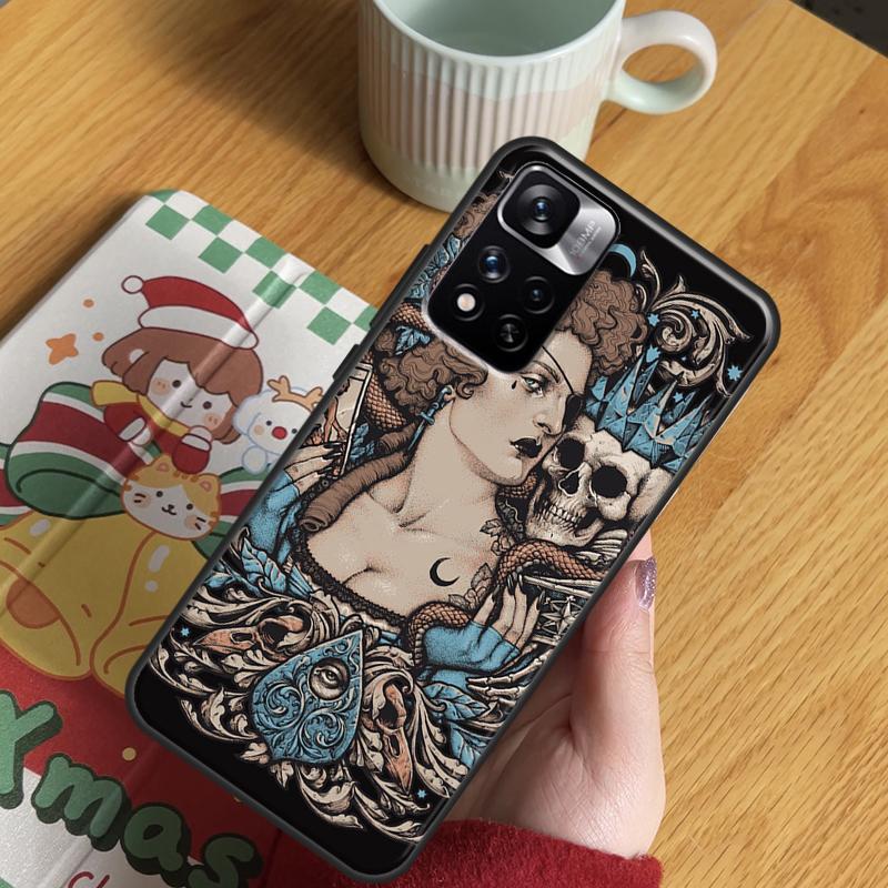 Gothic Witch Witchcraft Case For Xiaomi Redmi Note 14 Pro 13 12 11 10 15 Pro Plus Redmi 15 C 13 10C 12C 13C 14C Cover