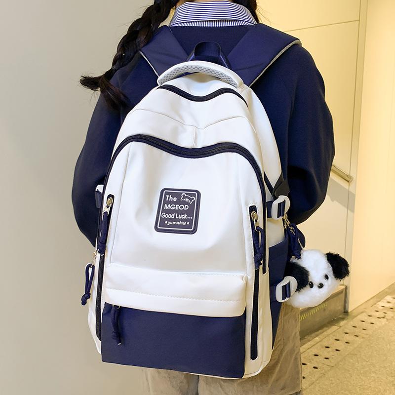 School Bag for Children, Elementary School Students, Girls, Junior High School Students, Contrasting Colors, Middle School Students