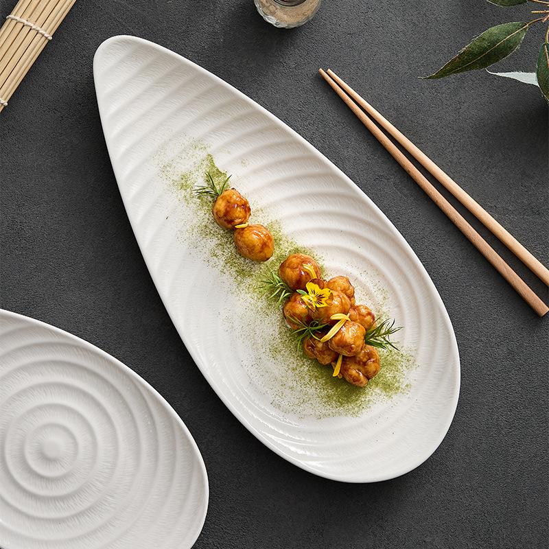 Abnormity Senior Sense Unregelmäßiges Geschirr Kreatives Zuhause Netzwerk Rot Restaurant Speiseteller Hotel Kochplatte