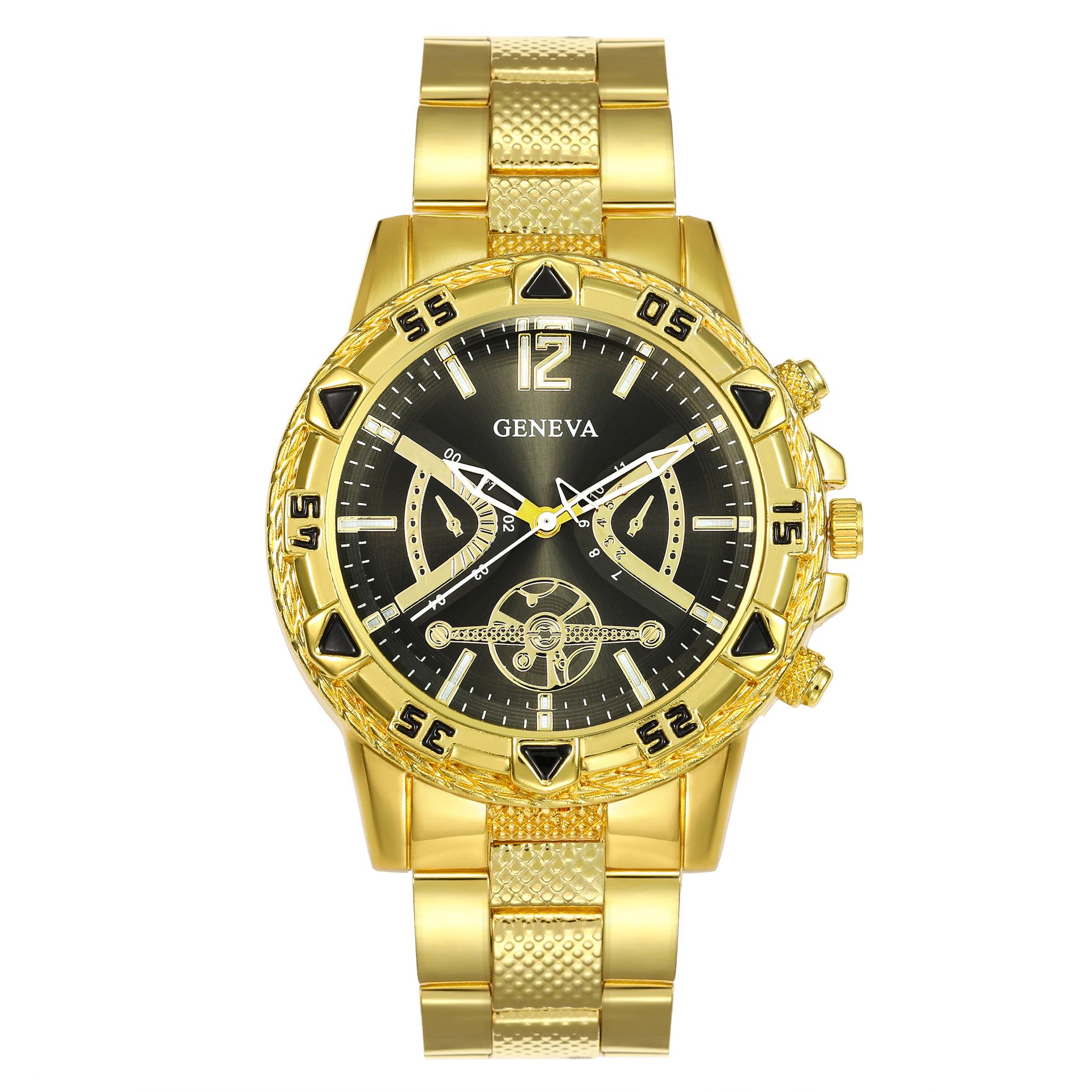 

Елегантний чоловічий годинниковий набір: Висококласна Бізнес та Подарункова Колекція - Набір з 4 предметів Hot-selling In-stock