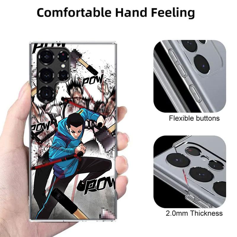 Jonggun  Lookism Cases Phone Case for Samsung Galaxy S26 Ultra S25 Edge S24 S23 FE S21 Plus S20 S22 S10 Cover TPU Capa Shell Sho
