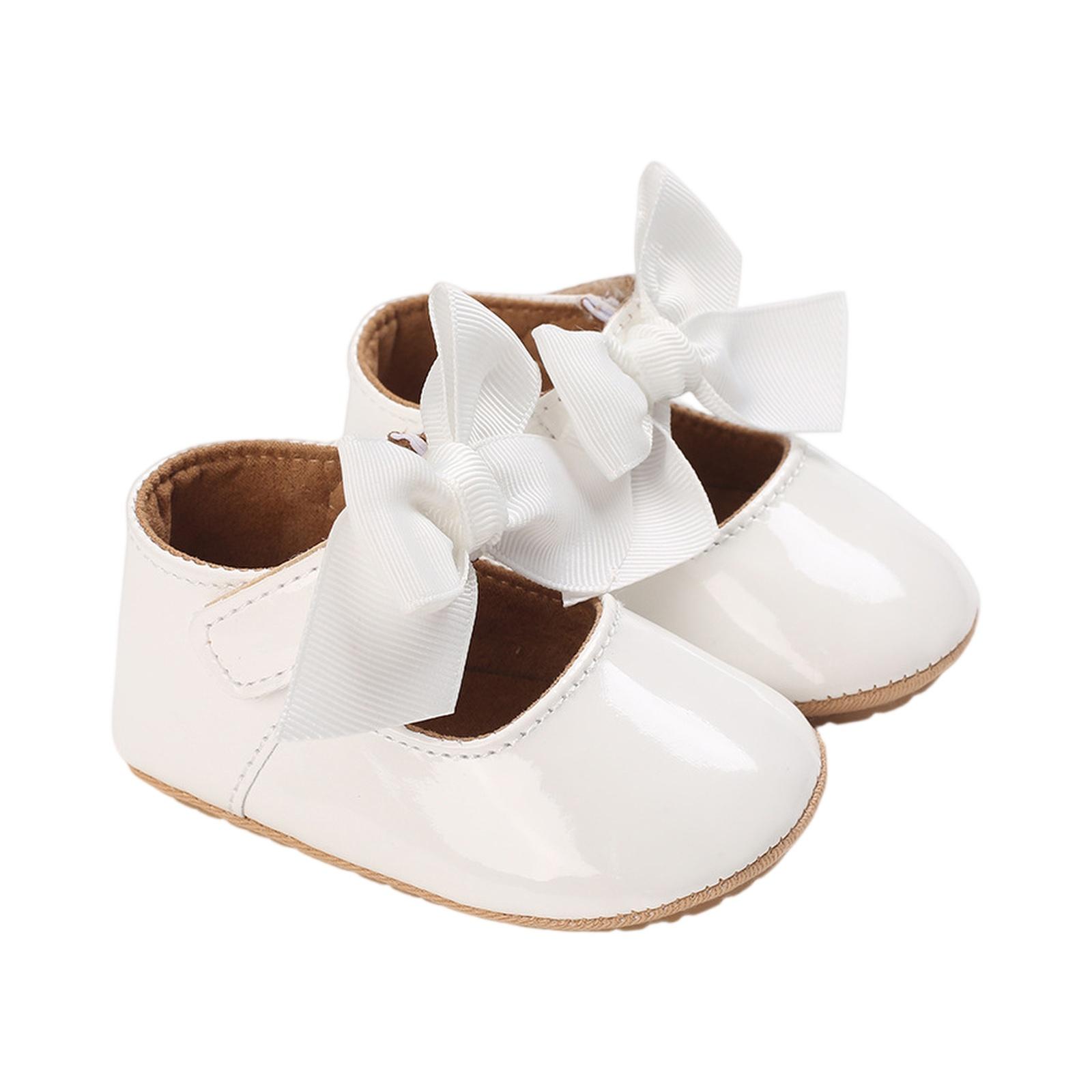 

Baby Bow Princess Shoes - Soft Sole Infant Footwear 3