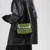 One-shoulder Crossbody Bag Vintage Niche Foldable Clip Bag Woman Fashionable Personality All-matching Splicing
