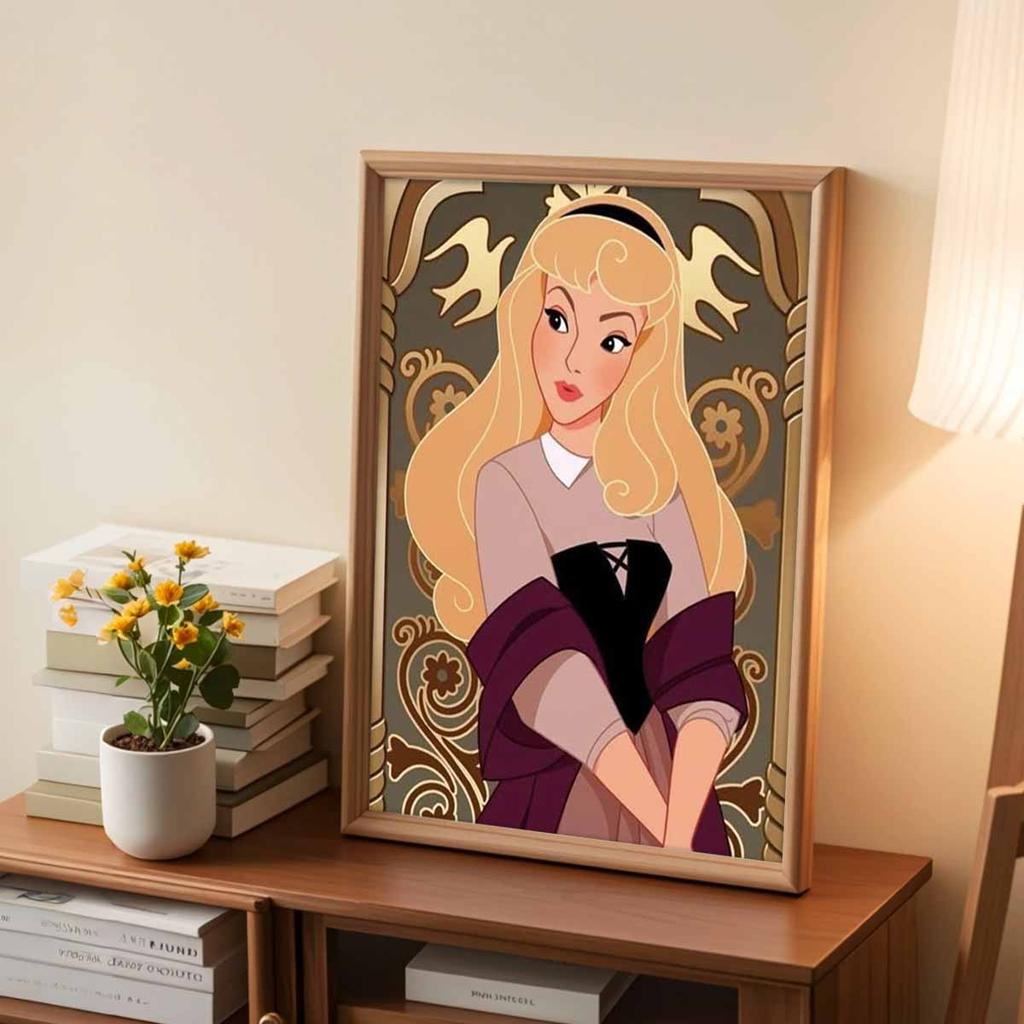 5D Diy Diamond Painting A Mischievous Princess Full Drill Rhinestones Mosaic Embroidery Handmade Products Home Decor Gift