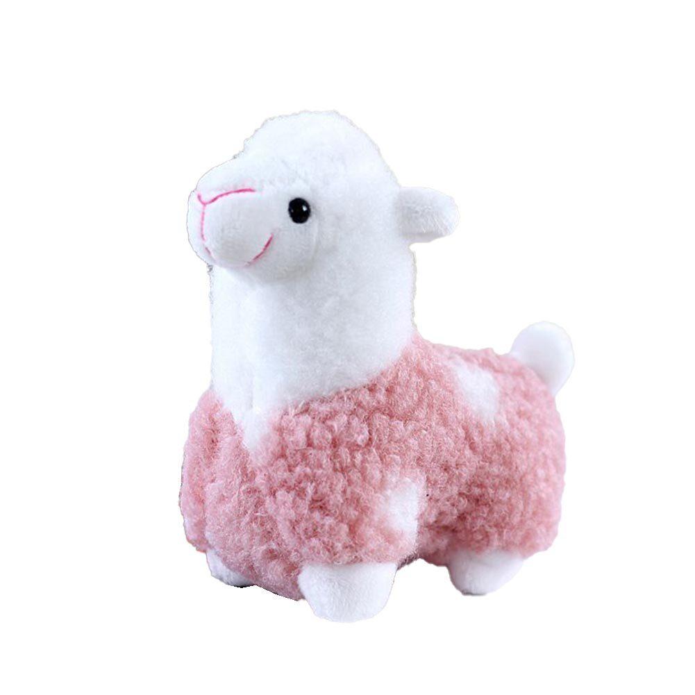 Cute Alpaca Plush Toy Kids Animal Stuffed Soft Toy Doll Birthday Decoration Gifts Bed for Girls Child Keychain Pendant