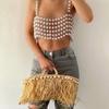 L6601Y Women's Handmade Luxury Top Small Vest Chain Body Jewelry European American Style Real Shot Alloy Material Chest Chain