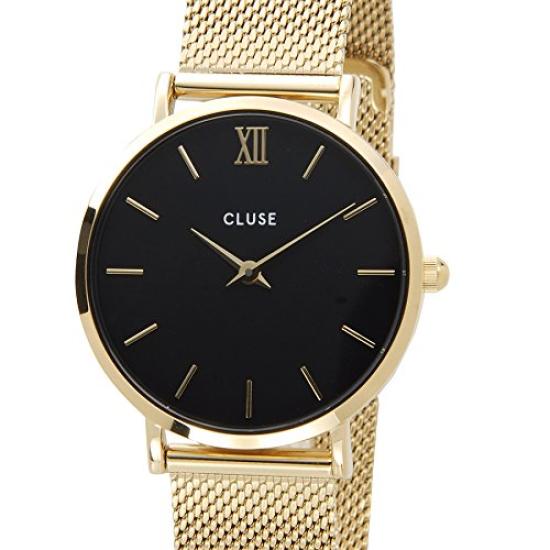 

CLUSE Watch CL30012 33mm MINUIT Mesh Gold Women s [Used]