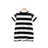 Summer Korean Style Striped Princess Dress for Girls - Short-Sleeved Fashion Skirt