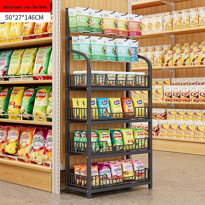 Multi-layer Snack & Drink Display Stand for Checkout Counters and Toy Shelves