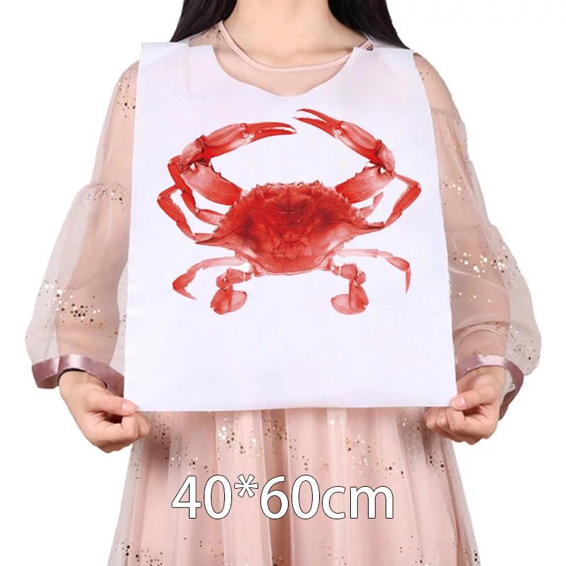 100Pcs Disposable Aprons Waterproof Oilproof Sleeveless Aprons Cooking Work Portable Props Cooking Party Supplies
