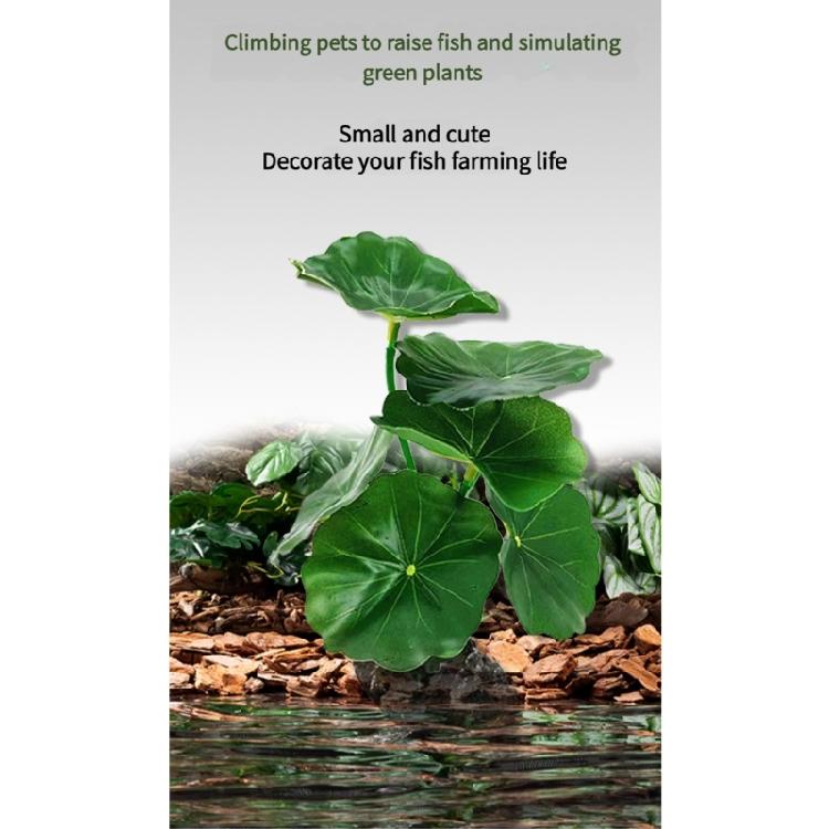 Fish Tanks Plant Artificial Leaf Crafts Simulation Landscape Leaf Plant Landscaping Decorative Plant