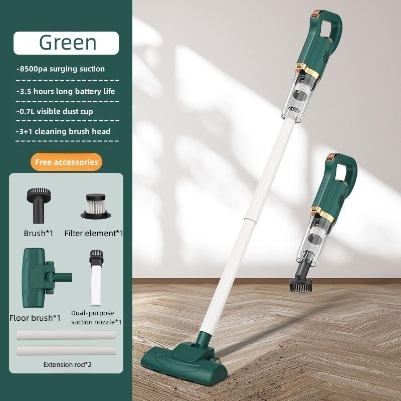 

Vacuum Cleaner 8500pa Wireless Portable Vacuum Cleaner Home Appliance Vaccum Cleaner Portable Carpet Mite Remover зелений