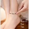 Year of the Rat Red String Anklet: Infinite Money Design, Hand-Woven Couples' Gift