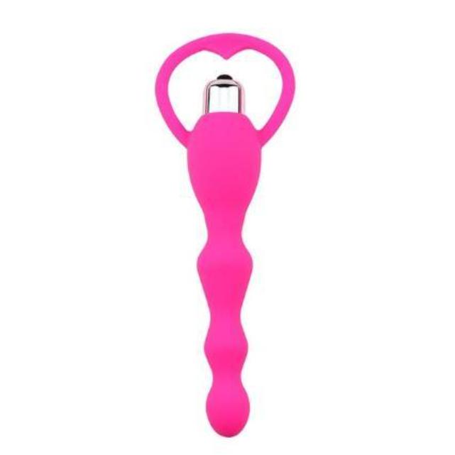 Vibrating Anal Plug Prostate Massage Soft Anal Beads Butt Plug Vibrators Sex Toys for Couples Butt Plug Silicone Adult Products