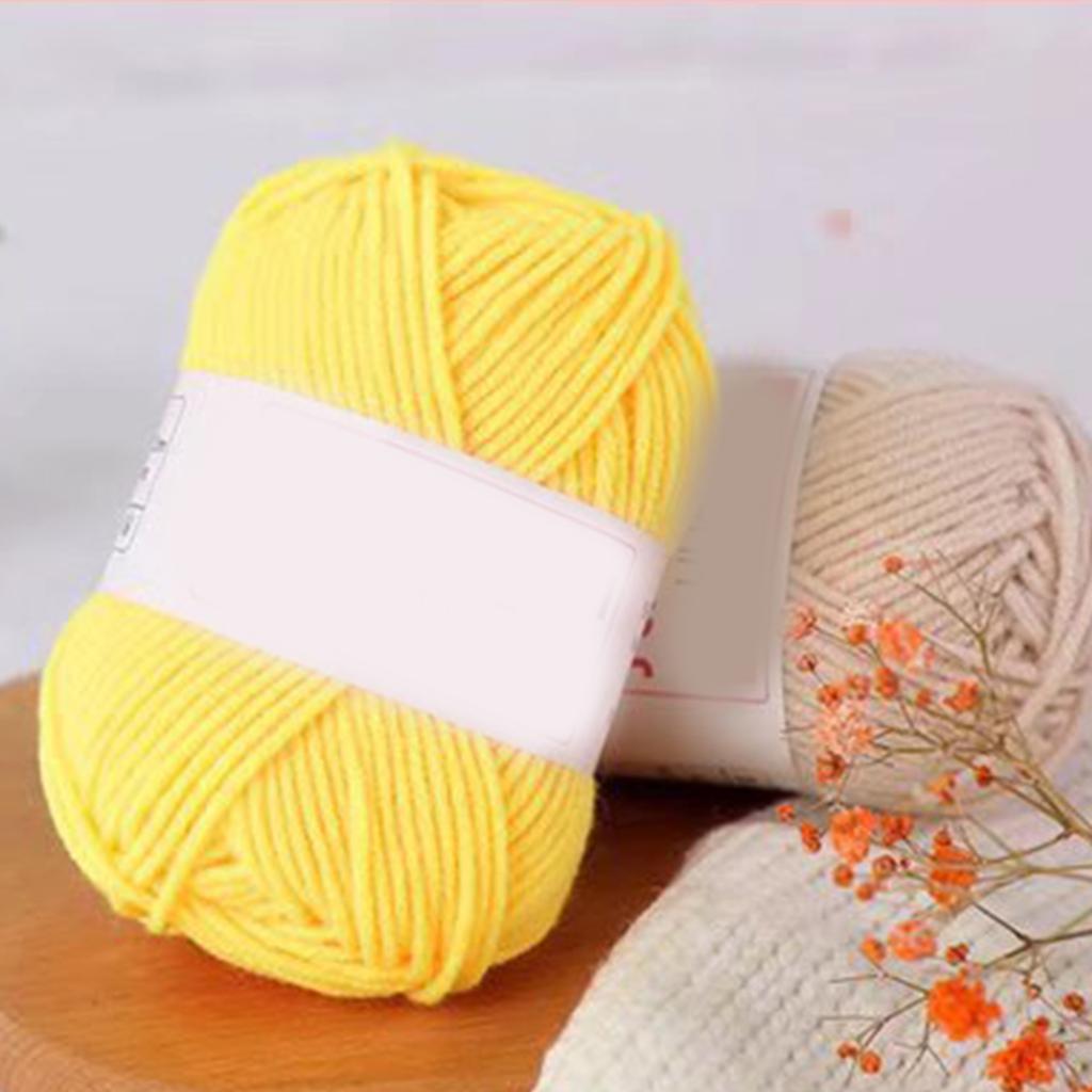 Vibrant Skein Yarn Colorful Yarn for Knitting and Crochet Projects for Handmade Enthusiasts Solid Color Yarn