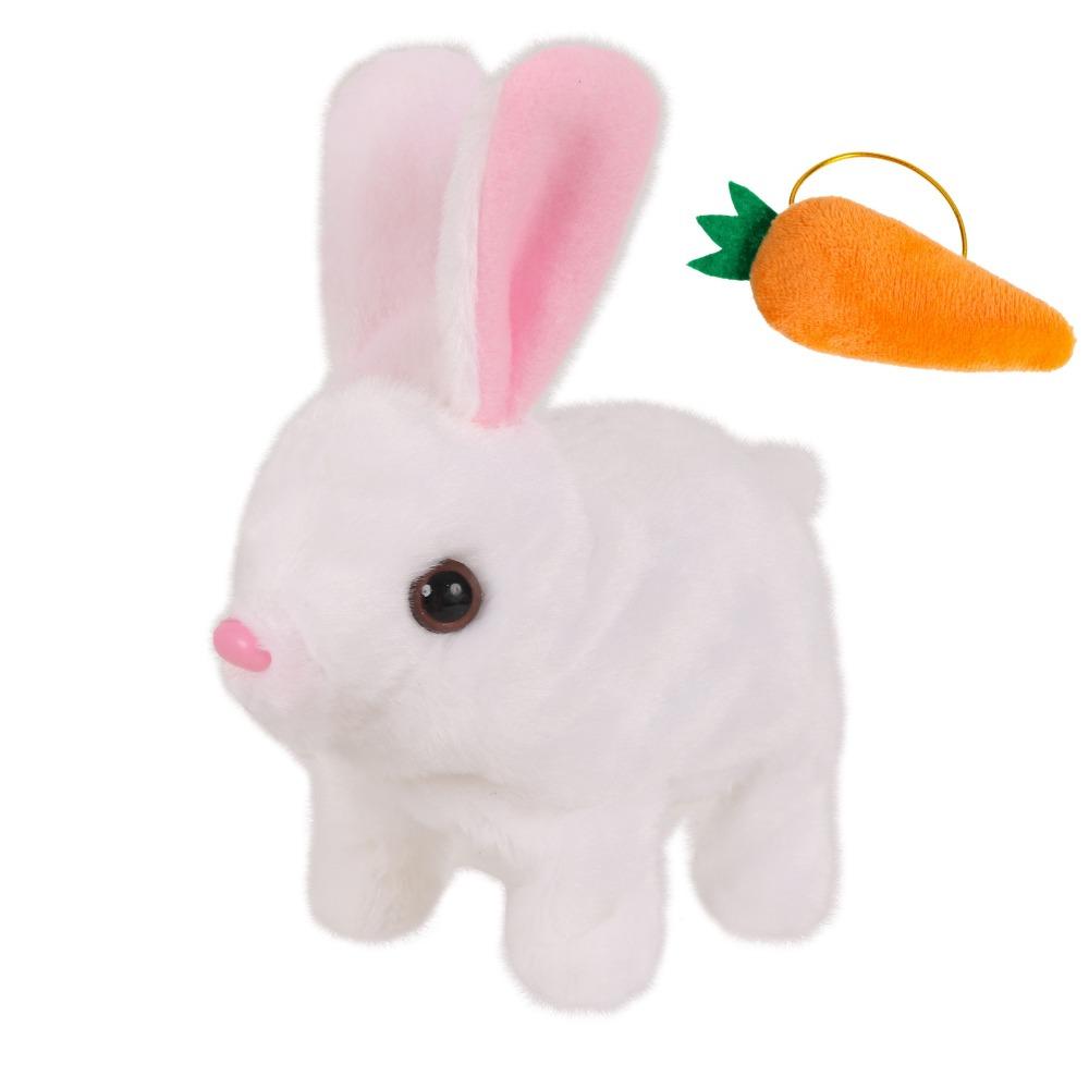 Stuffed Animal Electric Toy Rabbit Wiggle Ears Walking Wiggle Rabbit  Kids Toy