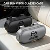 Bilsolskydd Solglasögon Glasögonfodral Förvaringslåda för Glasögon För Mazda 3 6 CX5 2 CX3 CX9 MX5 RX8 Axela Demio Atenza MS