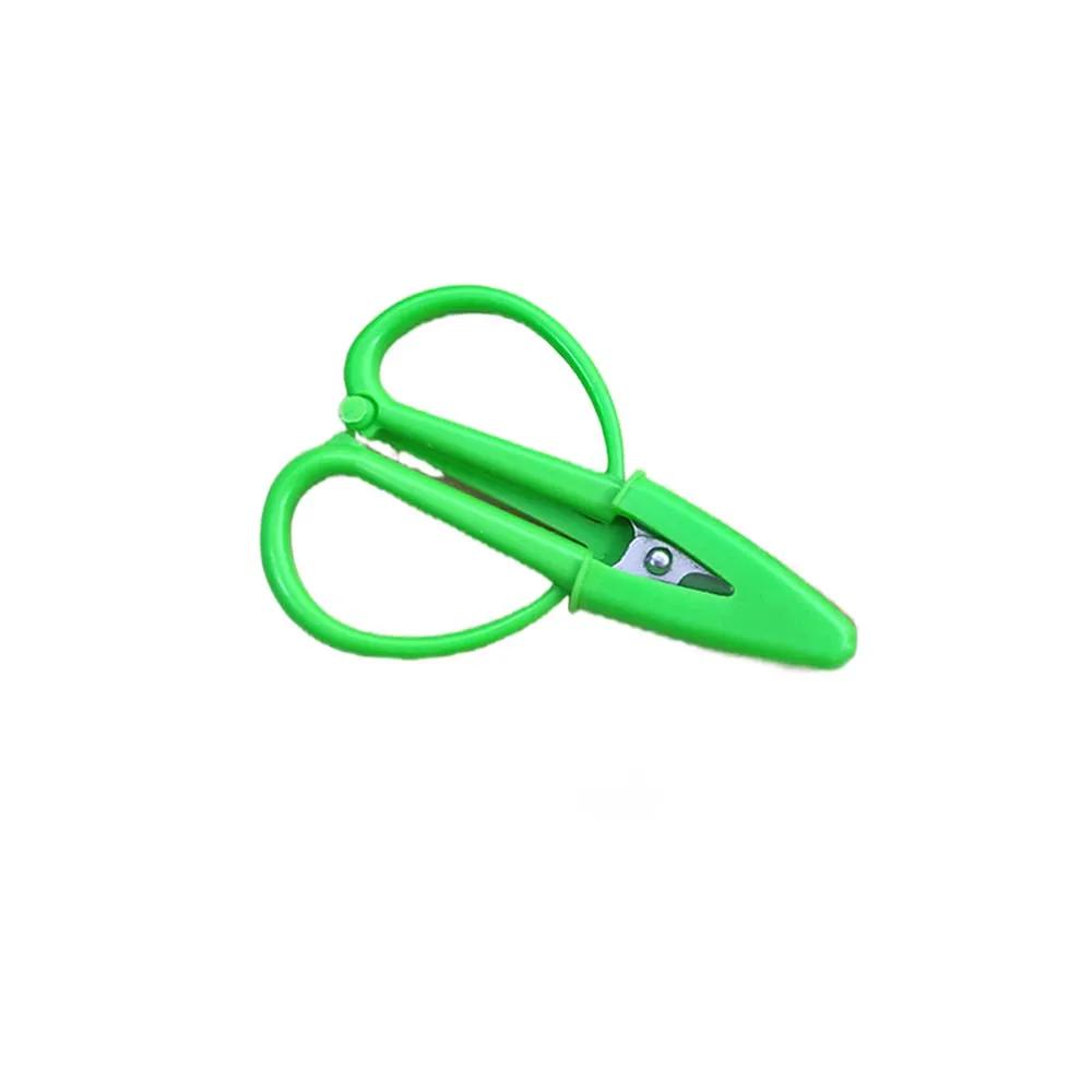 

Small Sewing Scissors Home Mini Portable Thread Head Clipper Embroidery Clipper Student Hand Cut Cap Safety Tailor s Scissors зелёный