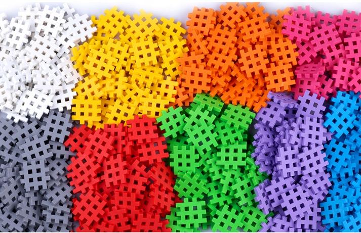 Marioinex Creative Blocks Mini Waffles, 300 Pcs