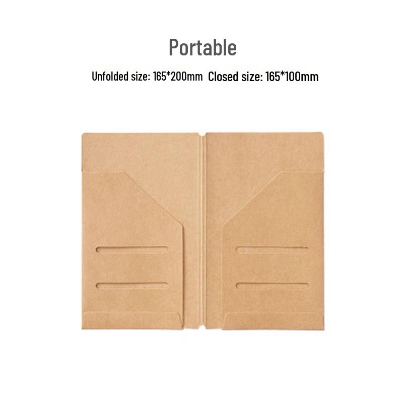TN Traveler's Notebook Cowhide Storage Bag - Inner Page Accessories, Ticket & Business Card Holder