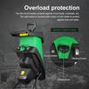 Electric Leaf Crusher 2400W High Power Hand-Pushed Wood Shredder Garden Pruner Tree Shred Machine Efficient Outdoor Garden Tool