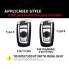 Abs Carbon Fiber Car Key Case Cover Shell For Bmw 1 3 5 7 Series X1 X3 X4 X5 X6 G20 G30 F15 F16 G01 G02 G05 F10 F20 F30 G07 F34