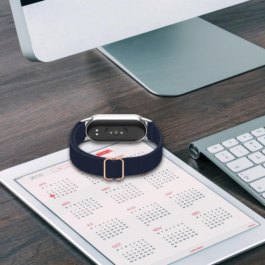 Adjustable Nylon Straps Watch Band Lightweight & Washable Accessory Fashionable Smartwatch Straps for Intelligent Band 9