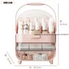Luxury Style Cosmetic Storage Display Rack Premium Large-Capacity Dustproof Organizer for Lipstick Face Mask Skincare