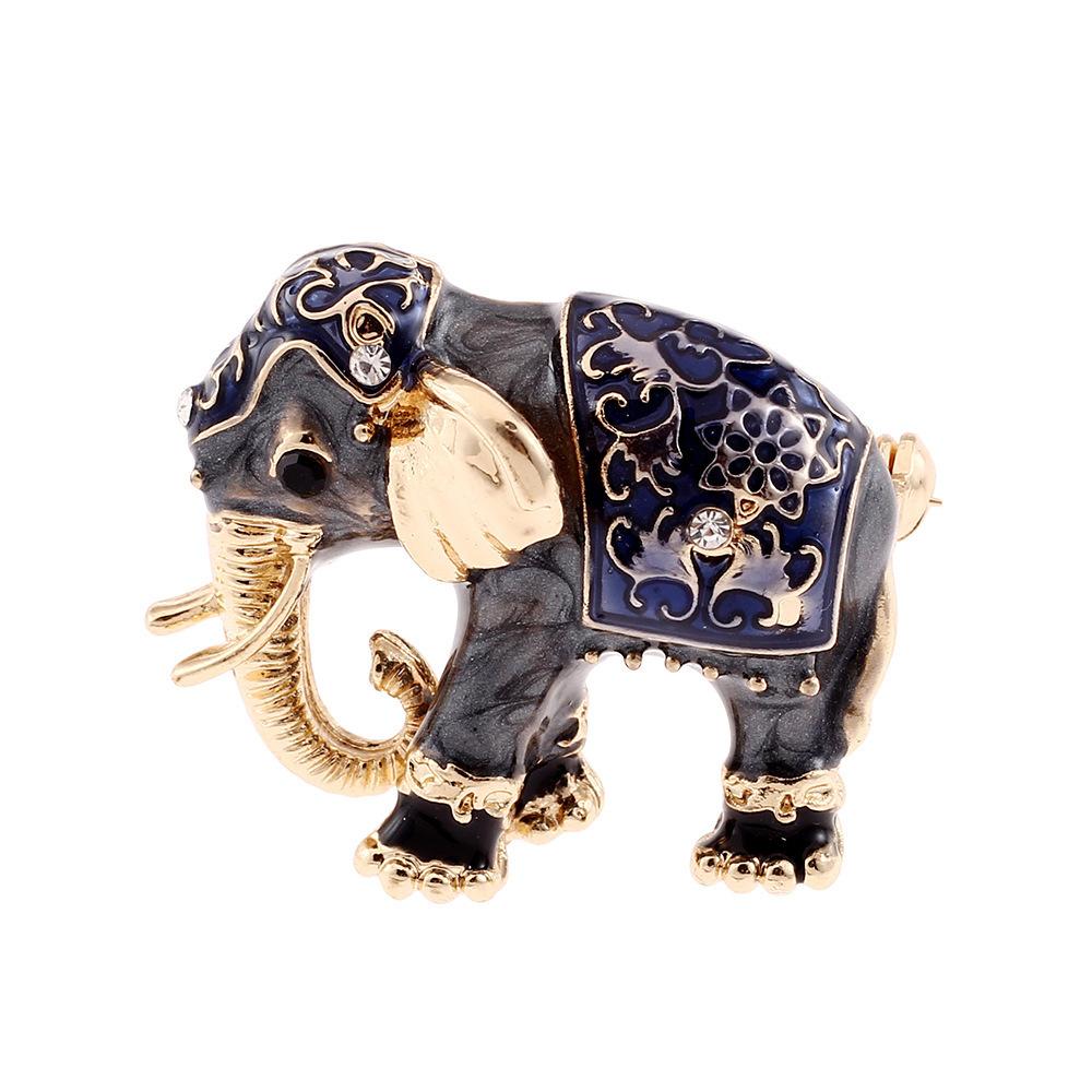 SKEDS Luxury Crystal Animal Rabbit Dog Brooches For Women Men Enamel Fashion Accessories Women's Men's Buckle Badges Brooch Pin