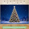 1Pcs Holiday Tree Decorations Decoration Background Winter Backdrop For Photo Studio Photo Booth Party