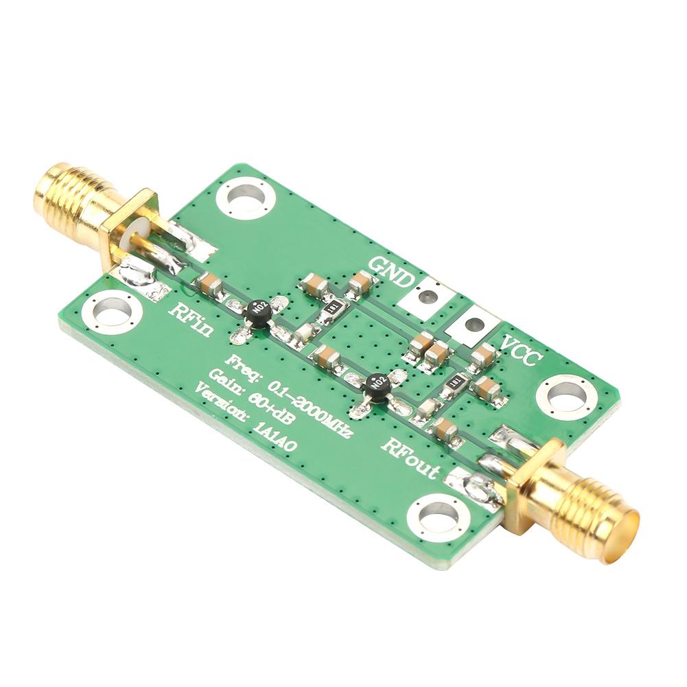 0.1 2000MHz Wzmocnienie 60dB Szerokopasmowy Wzmacniacz RF LNA 0.1 2GHz
