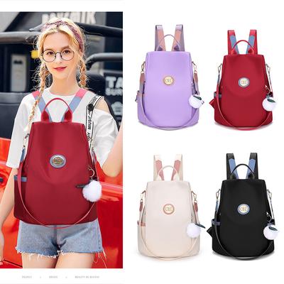 Sac à dos antivol pour femme Sac à bandoulière Oxford grande capacité