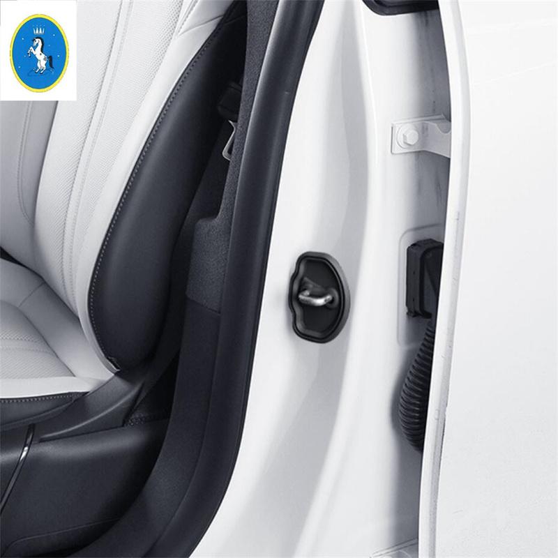 Plastic Car Door Lock Buckle Waterproof Rust-proof Protection Cover Kit Trim Accessories For Tesla Model 3 Model Y 2018 - 2025