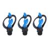 15Pcs Lawn Sprinkler Nozzle G1/2 External Thread 360 Degrees  Automatic Rotation Mid Range for Lawn Garden