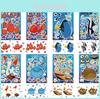 Adorable Cartoon Themed Puzzle Stickers For Kids Interactive Diy Craft Fun