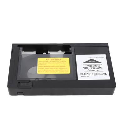 קופסת מתאם קלטות למצלמת וידאו לממיר קלטות VHS לקלטת VHSC תמיכה בהשמעה והקלטה שליטה במפתח אחד