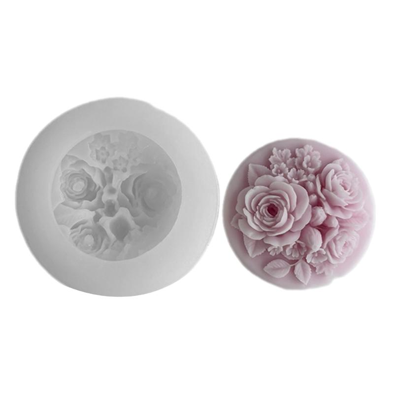 Flower Storage Jar Mould Jewelry Organizer Silicone Mold Concrete Plaster Storage Box Molds for Organizing Enthusiasts