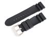 King Watch Band Compatible with Panerai Rubber Strap with BA Mm [Import Original] Submersible, Buckle, Aftermarket, Black, 24/22