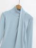 Women's Korean-Style Cashmere-Feel Slimming Long-Sleeve T-Shirt for Autumn/Winter.