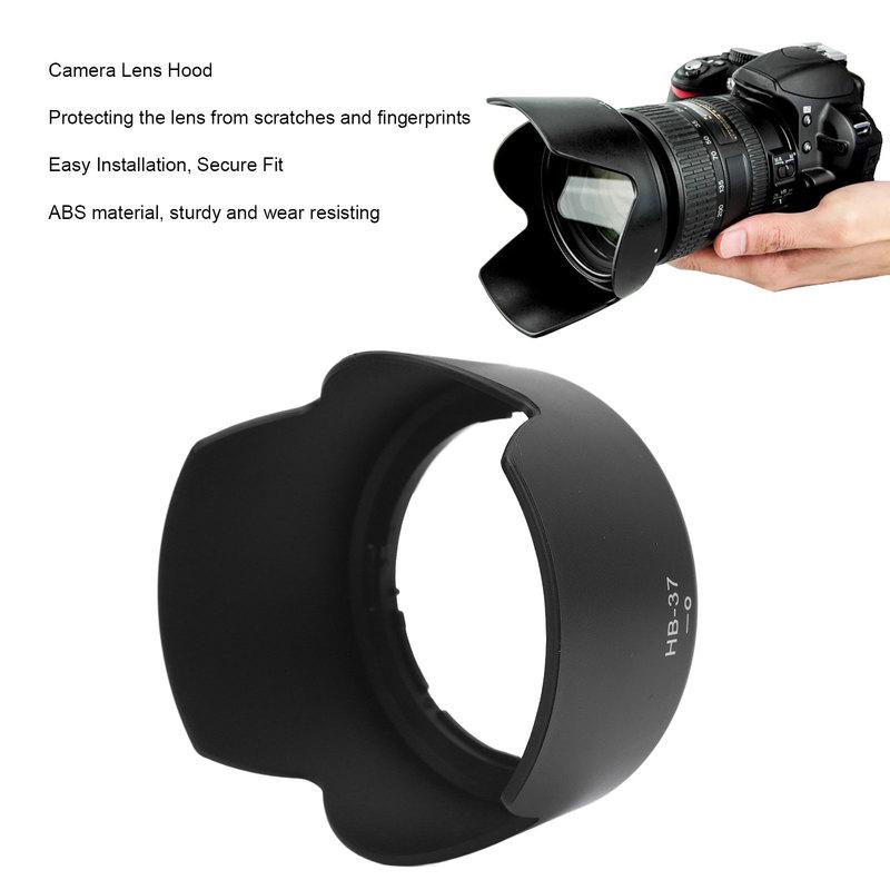 Camera Lens Hood Camera Lens Hood HB-37 Flower Lens Shade Hood Replacement for AF-S 70-300mm F/4.5-5.6G IF ED VR Lens Shade Hood