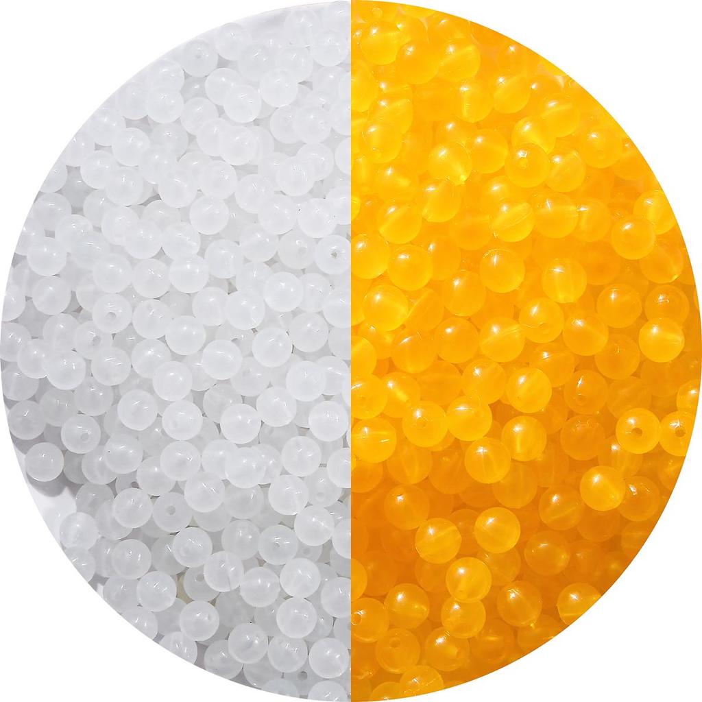 20g/bag 8mm Acrylic Beads Can Change Color Under UV Light DIY Bracelet Necklace Earrings Jewelry Accessories