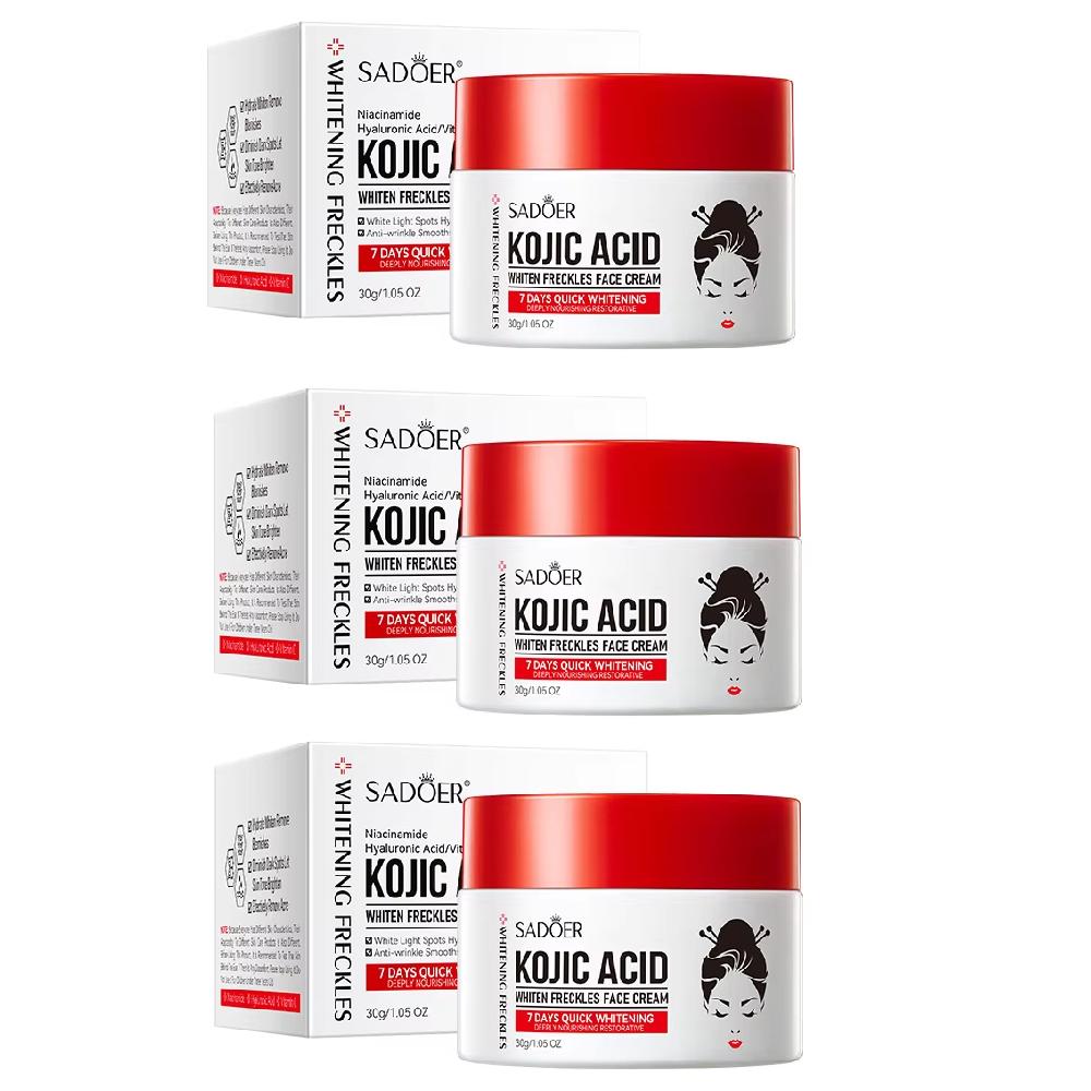 Kojic Acid Whiten Spot Remove Cream Remove Melasma Melanin Correction Skin Improve Skin Dullness Lightening Dark Spots Cosmetics