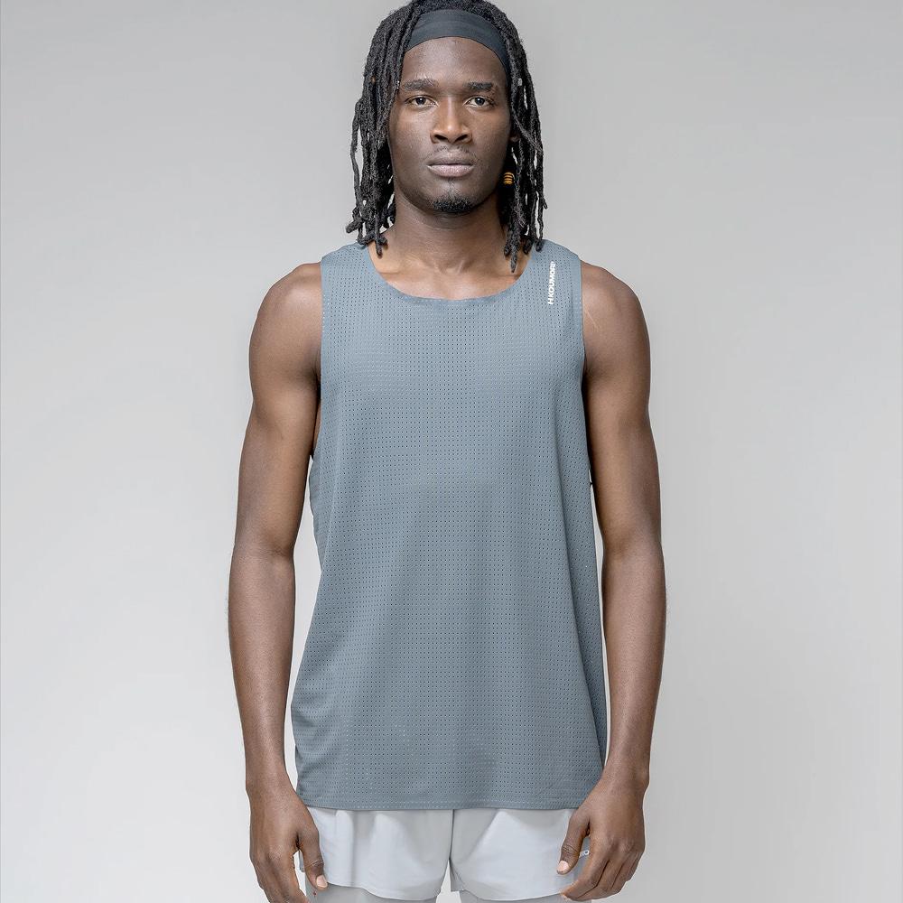 H. Kumori Training Singlet - Turbulence Blue S