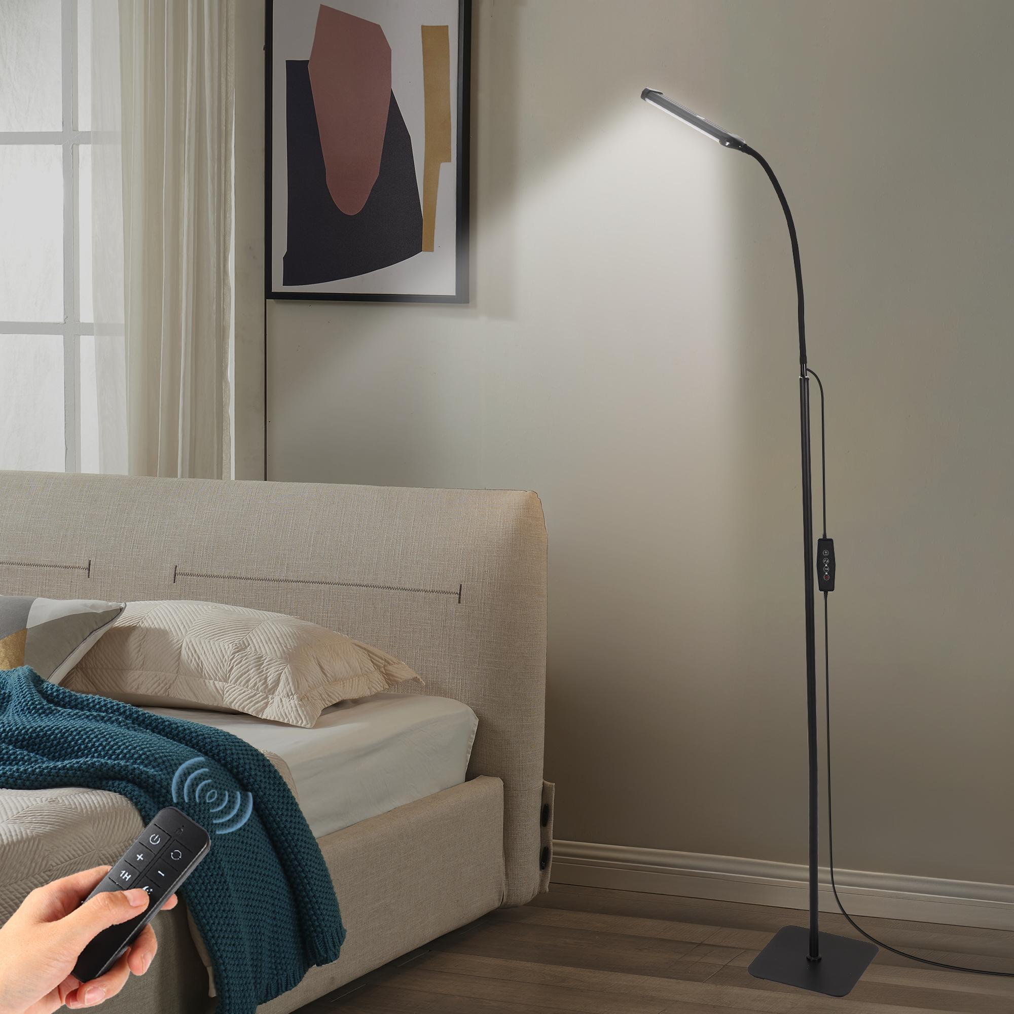 

Tall Floor Lamp, Regular/Touch Model-With Remote Control, Adjustable Height & Brightness, 3 Color Modes