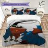poppy playtime Pattern Bedding,Quilt Set Quilt Cover Pillowcase Home Birthday Gift(1 * duvet cover + 2 * pillowcase, without core)_lx