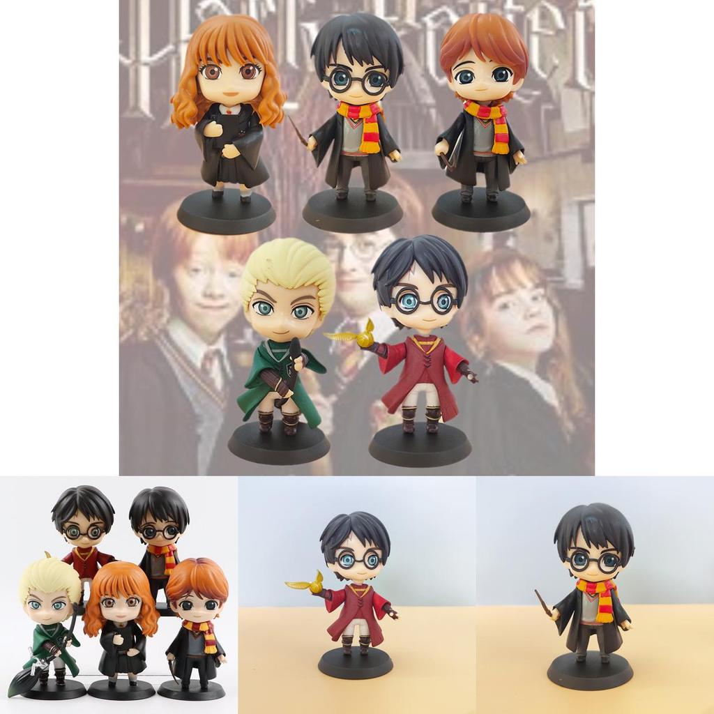 Exquisite 5pcs Harry Potter Characters Doll Set Featuring Hermione Potter And Ron For Collectors